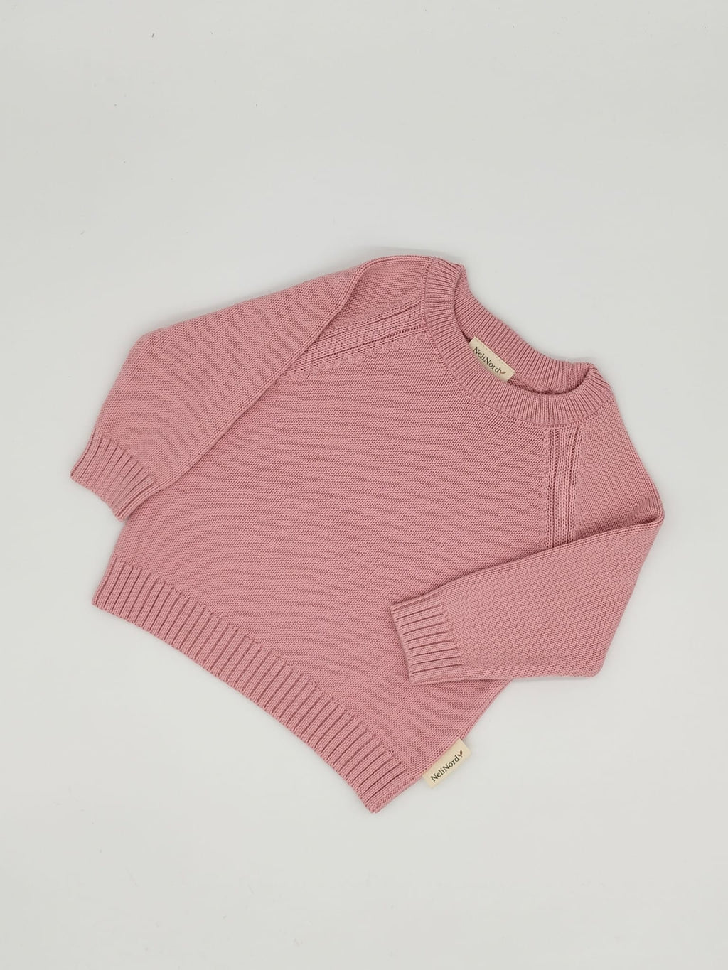 Klassisk baby striktrøje i bomuld
