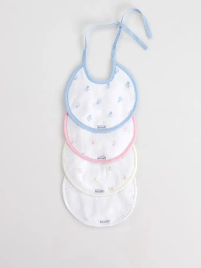 Broderet Rund Savlesmæk (4-pak)