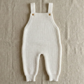 Ribstrikket Baby Overalls