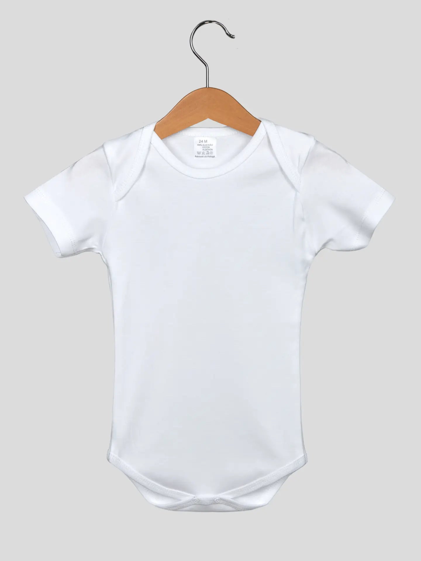 Kortærmet Bodystocking i Bomuld