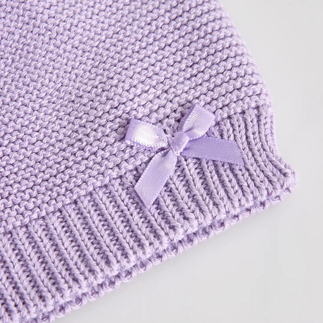 Strikket Bomuldshue