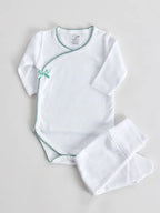 Bølgeblid Babybodysæt – Body m. Bukser i Økologisk Bomuld